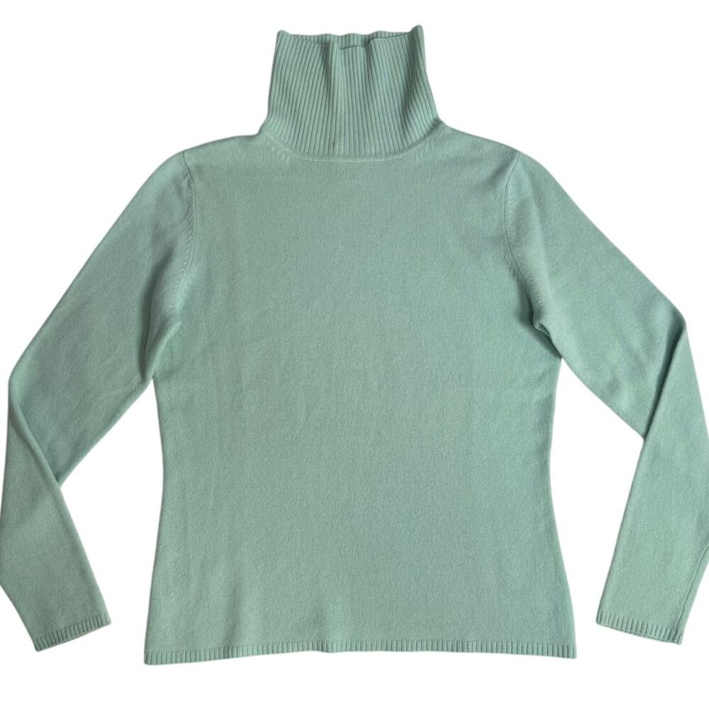 Chadwicks Mint Green Turtleneck Sweater